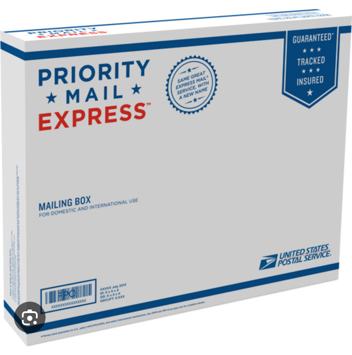 AA. Shipping Upgrade to Priority Mail Express 1 to 3 day