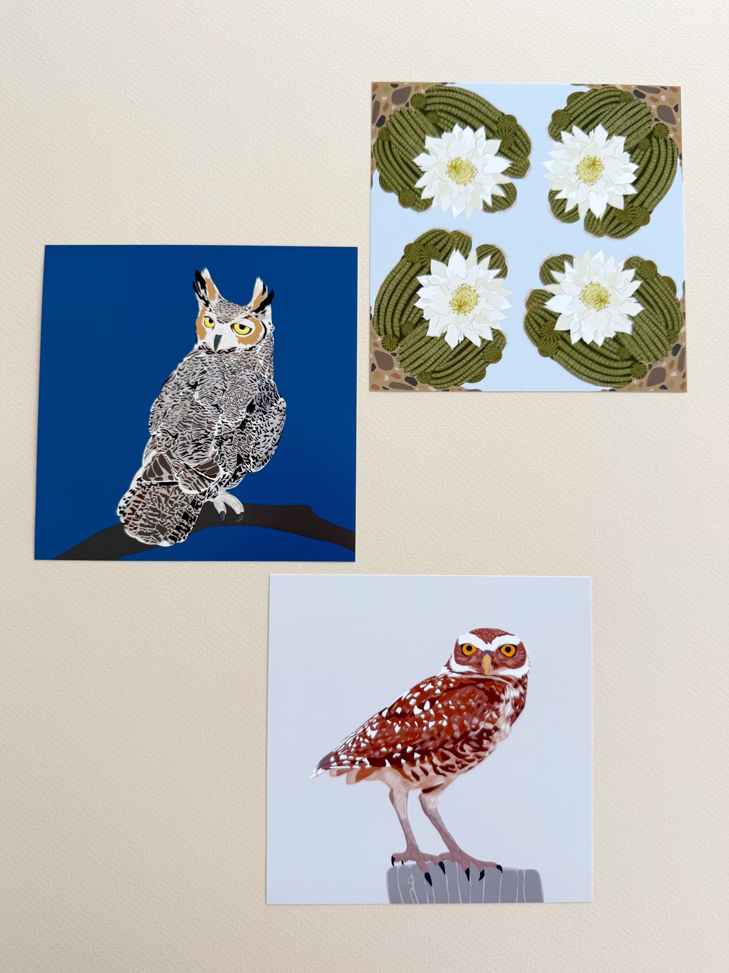 AB. Burrowing Owl Print