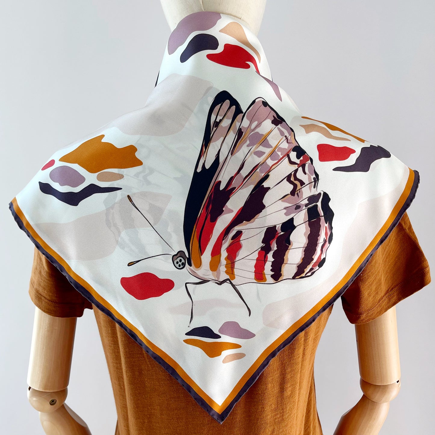 A. Made to order Silk Scarves July Delivery Flora & Butterflies