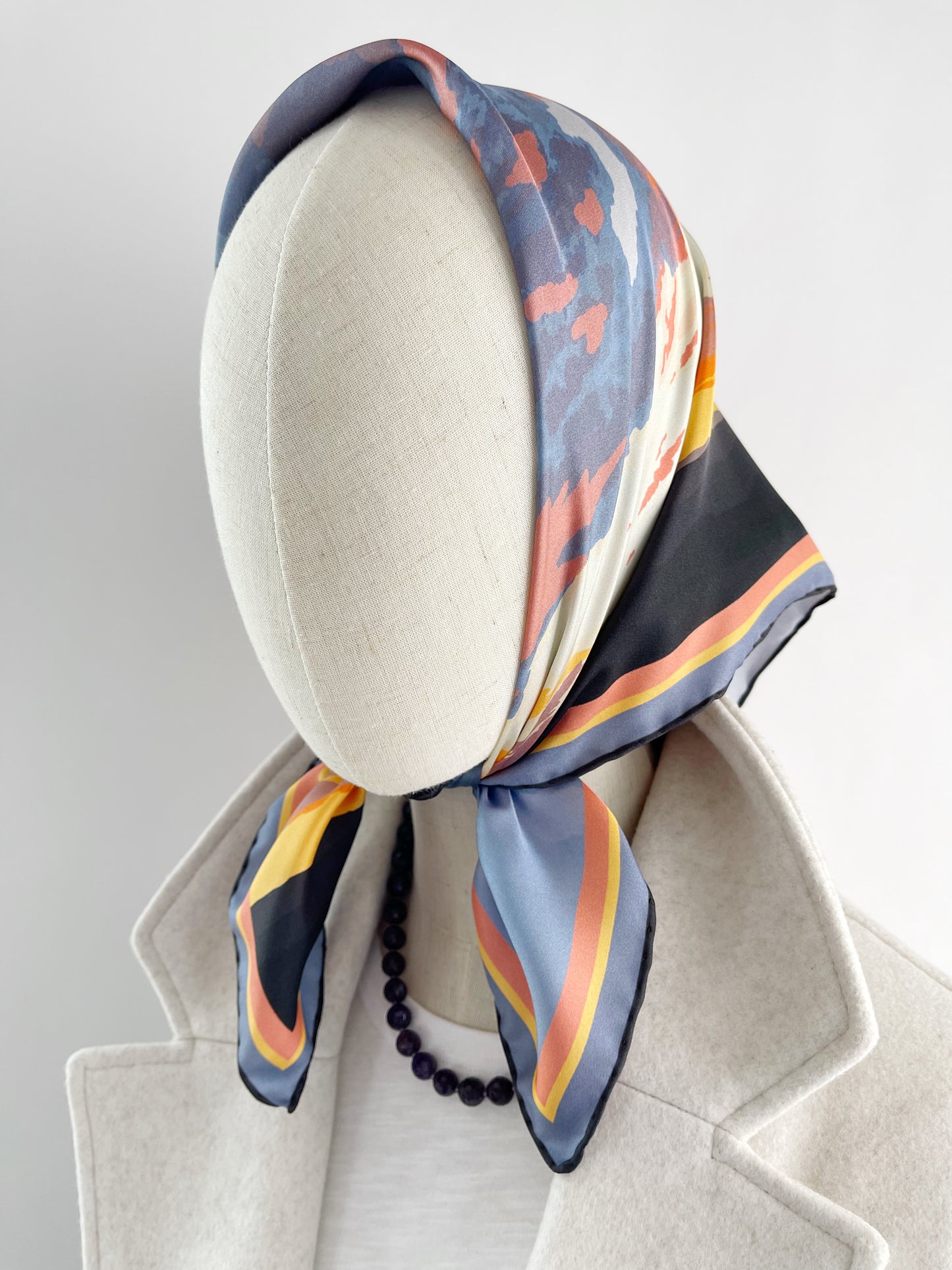 A. Made to order Silk Scarves July Delivery Landscape & Sky