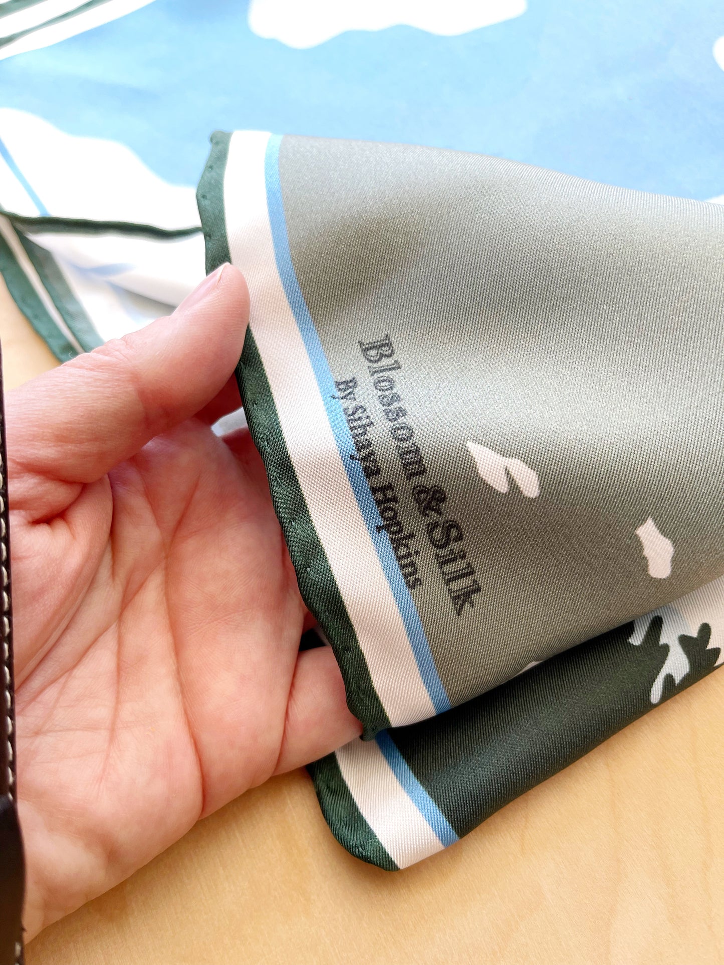 DB. Special Order Winter Mountains Silk Twill Scarf