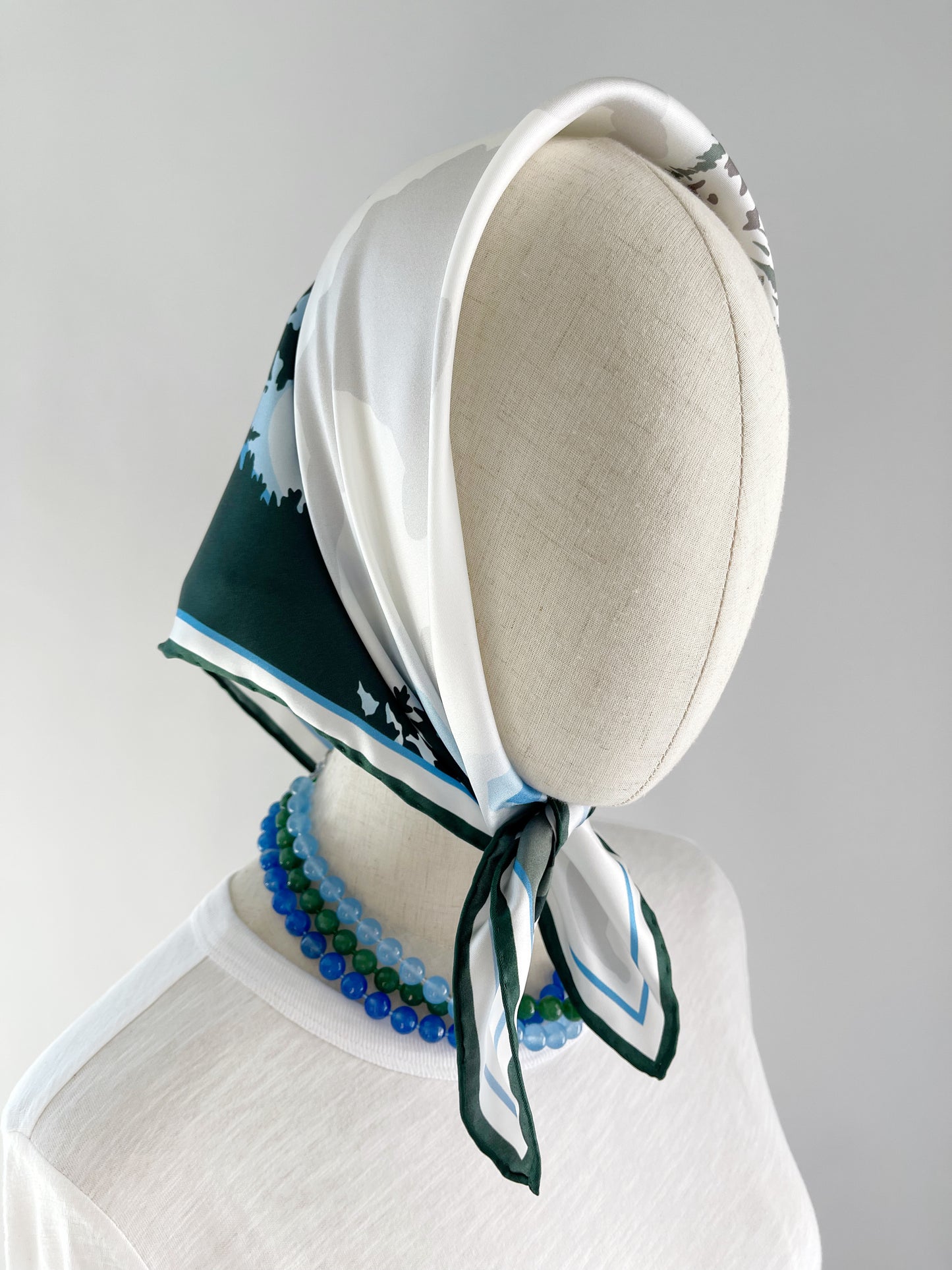 DB. Special Order Winter Mountains Silk Twill Scarf