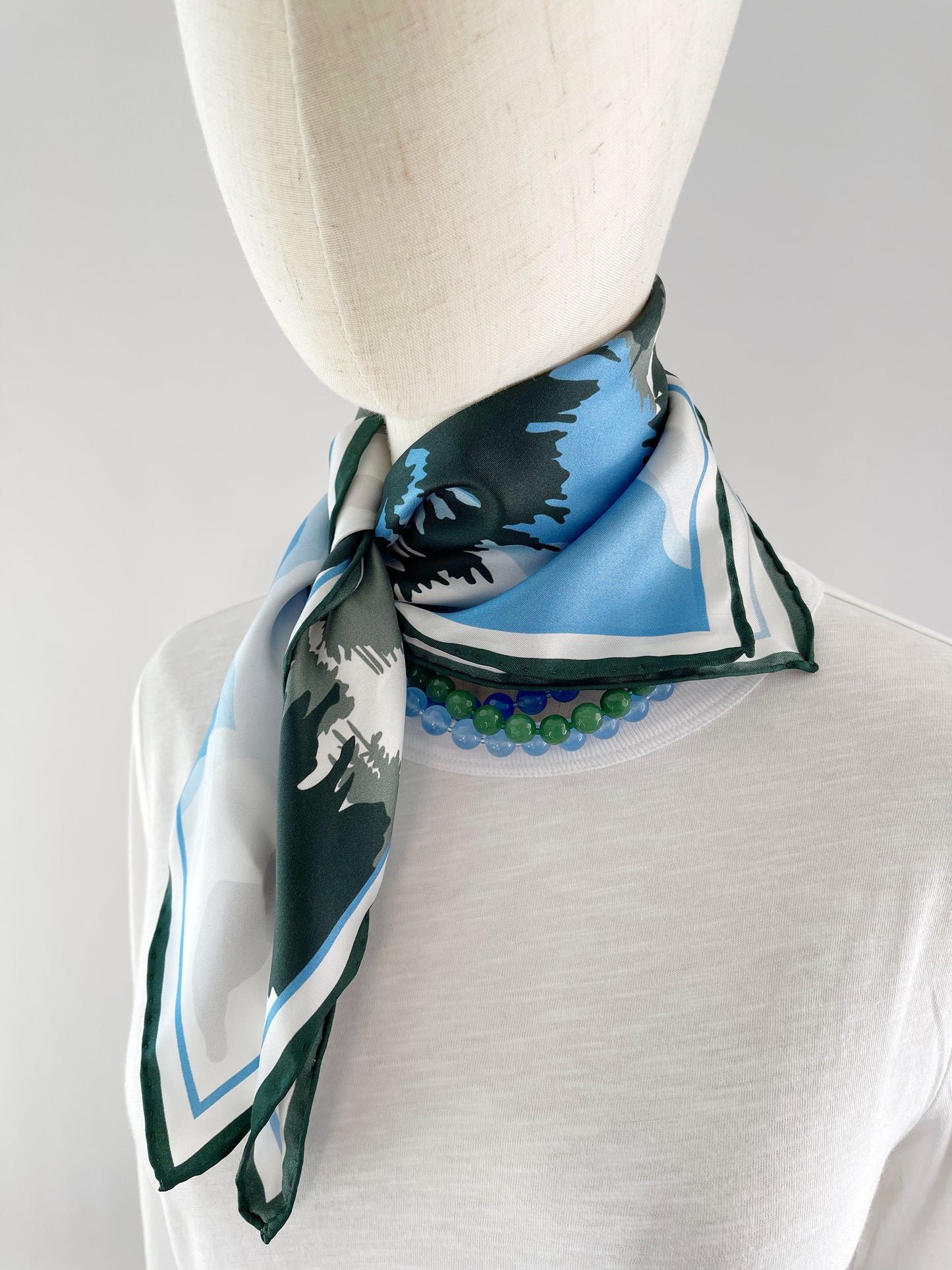 DB. Special Order Winter Mountains Silk Twill Scarf