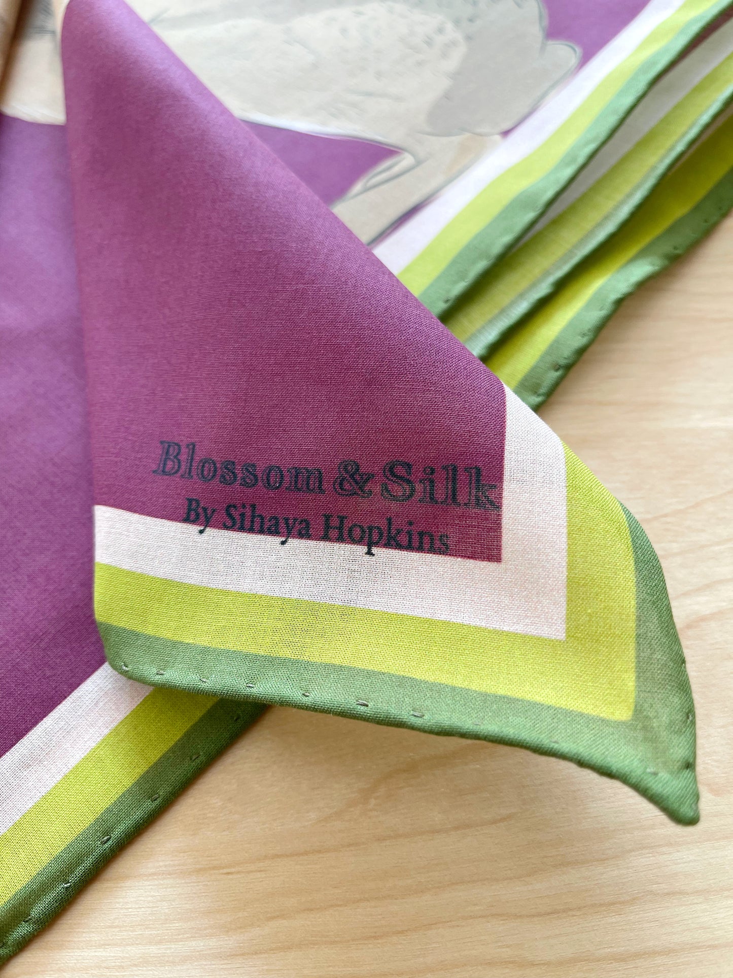 AB. Special Order Jackrabbit on Beetroot Background Pima Cotton Lawn 26” square scarf