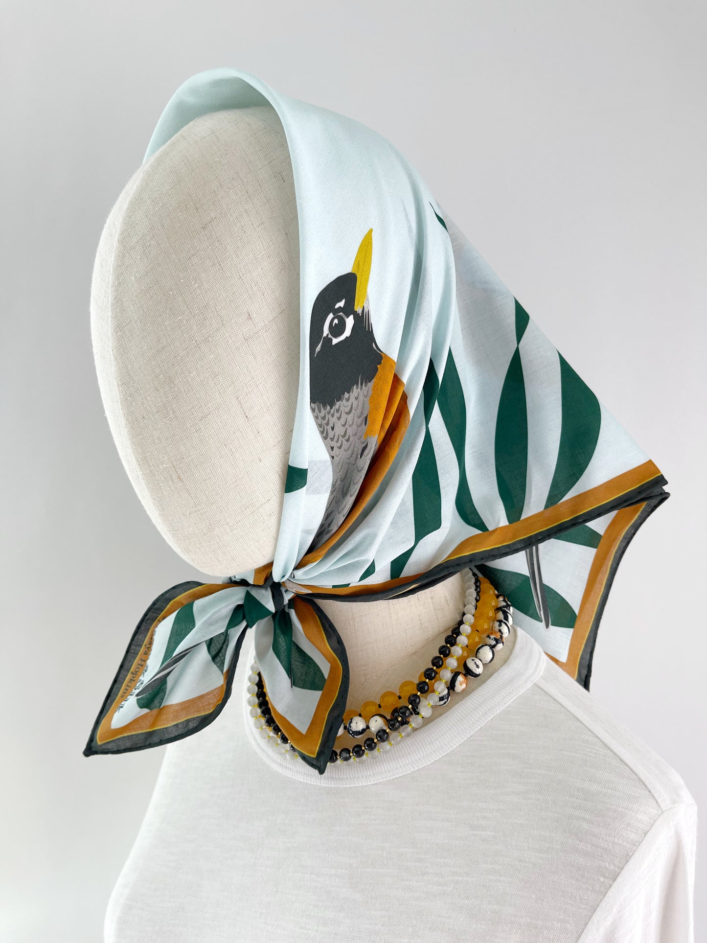 C. Robins Pima Cotton Lawn 26” square scarf