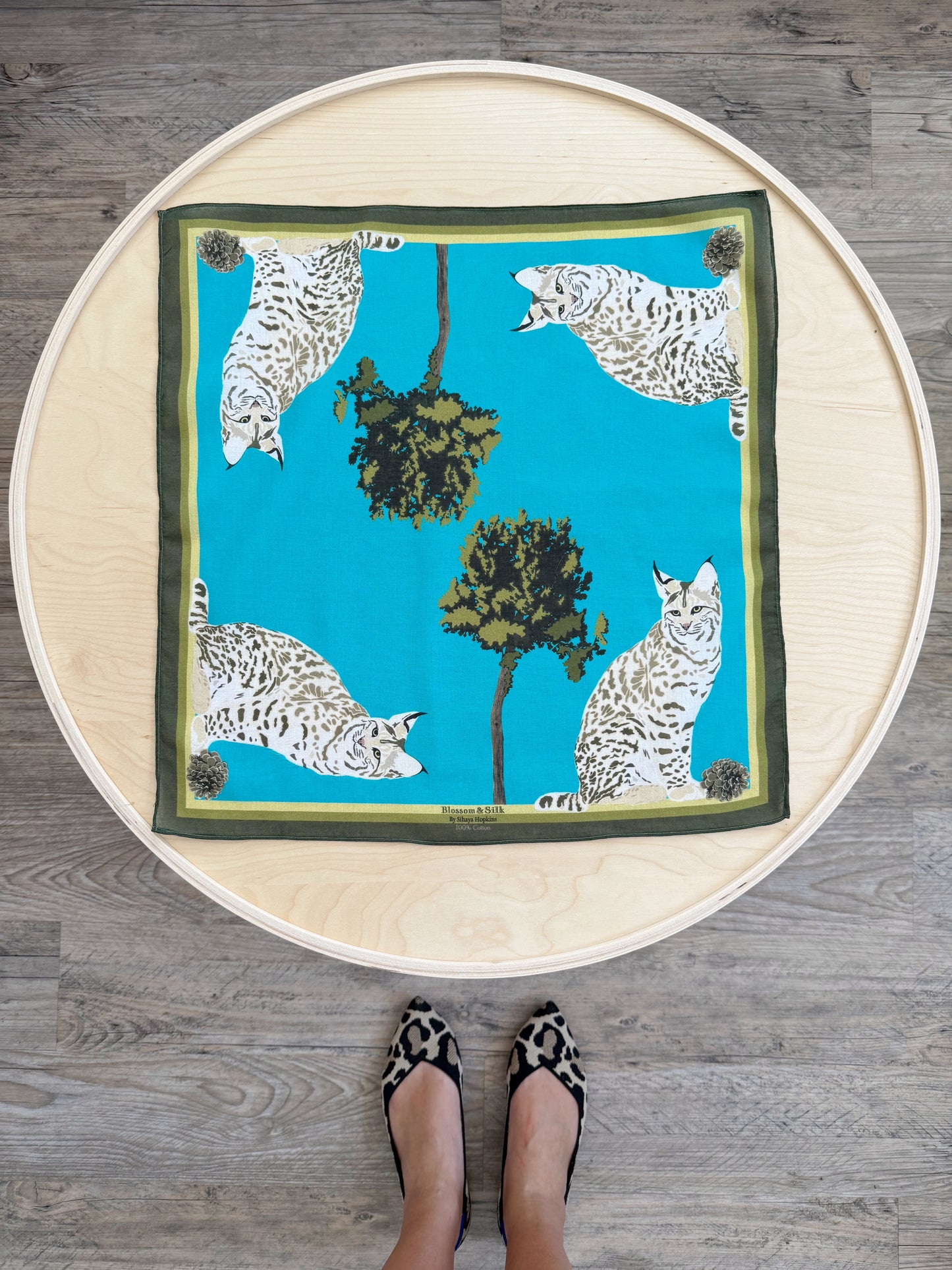 AA. Special Order 19” square Mulayam Cotton Scarves