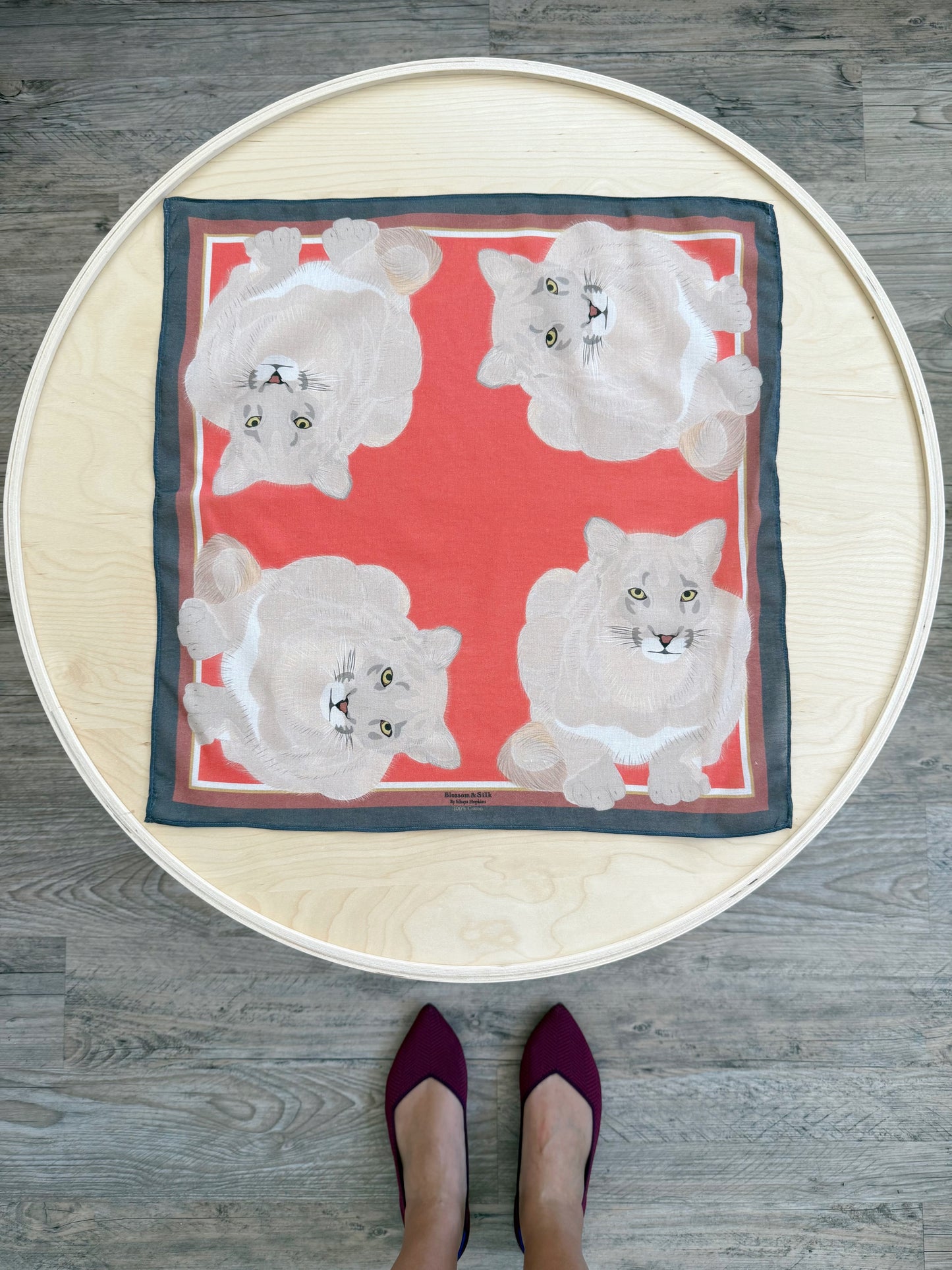 AA. Special Order 19” square Mulayam Cotton Scarves