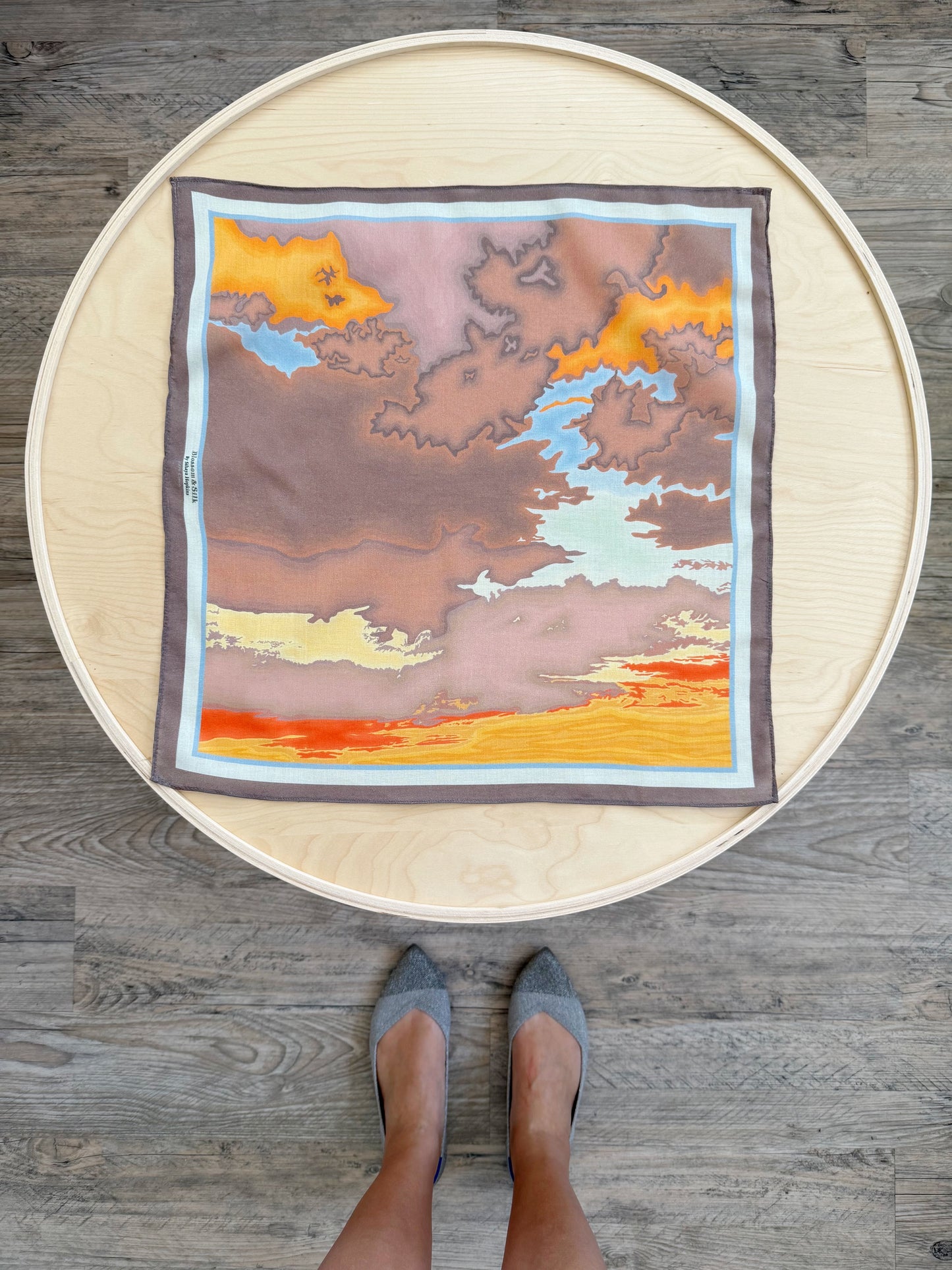 AA. Special Order 19” square Mulayam Cotton Scarves