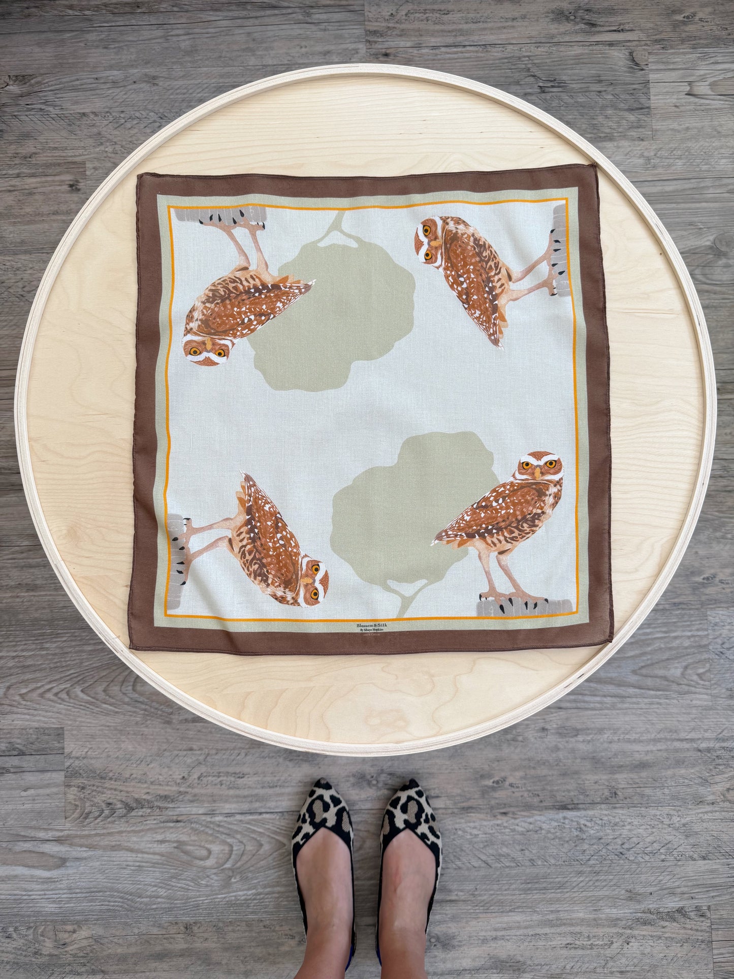 AA. Special Order 19” square Mulayam Cotton Scarves