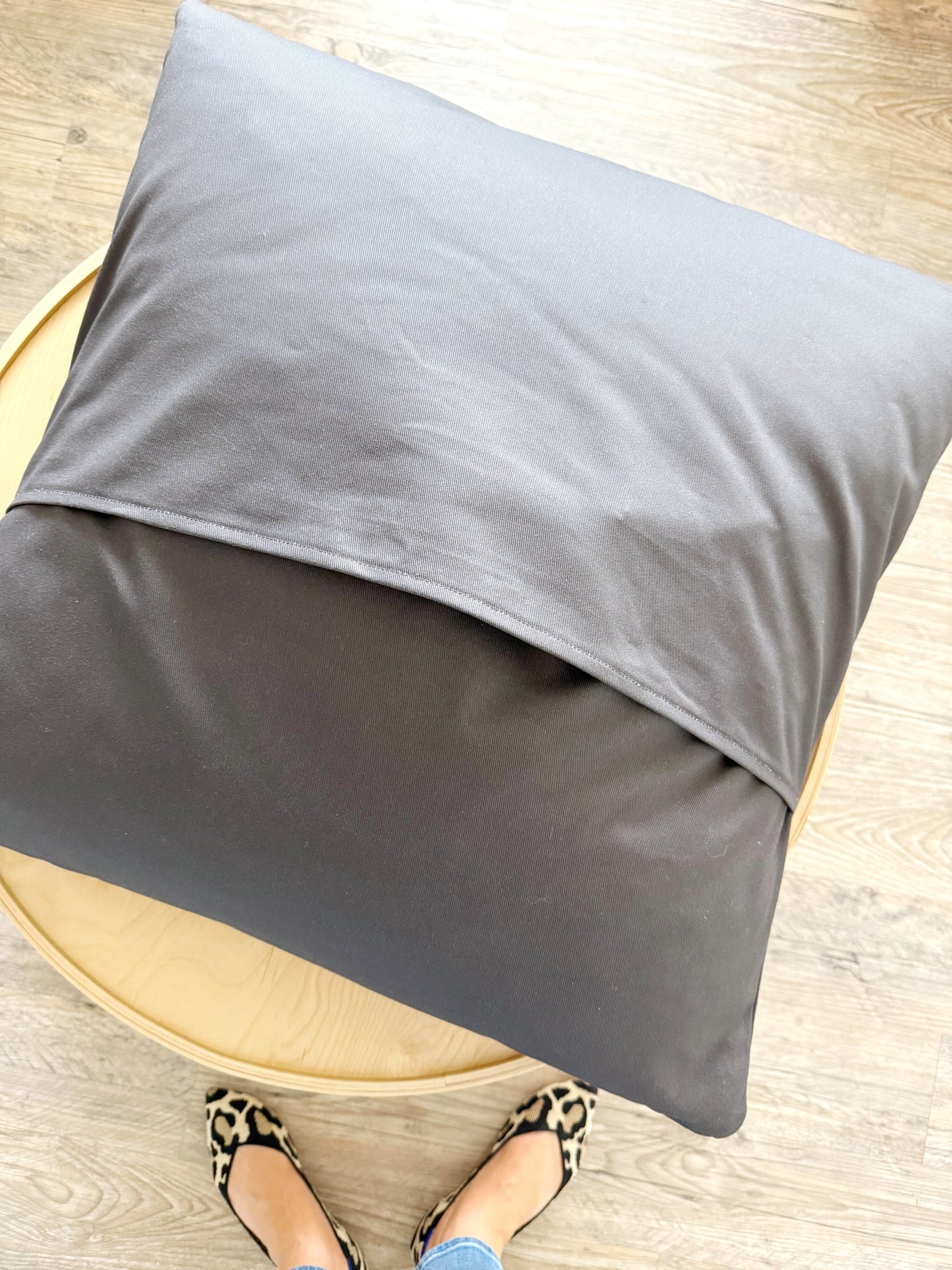 AA. Great Horned Owl 26” Throw Pillow