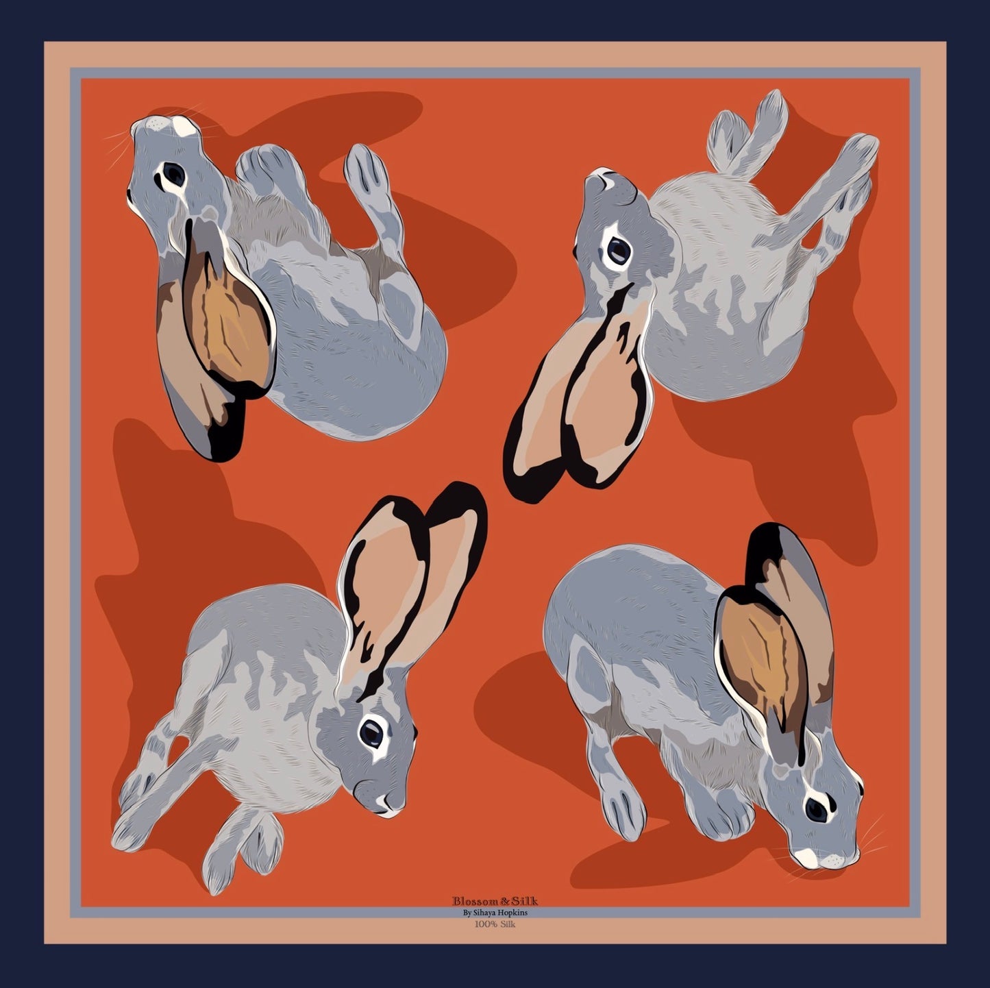 A. Made to order Silk Scarves July Delivery New Mexico Fauna