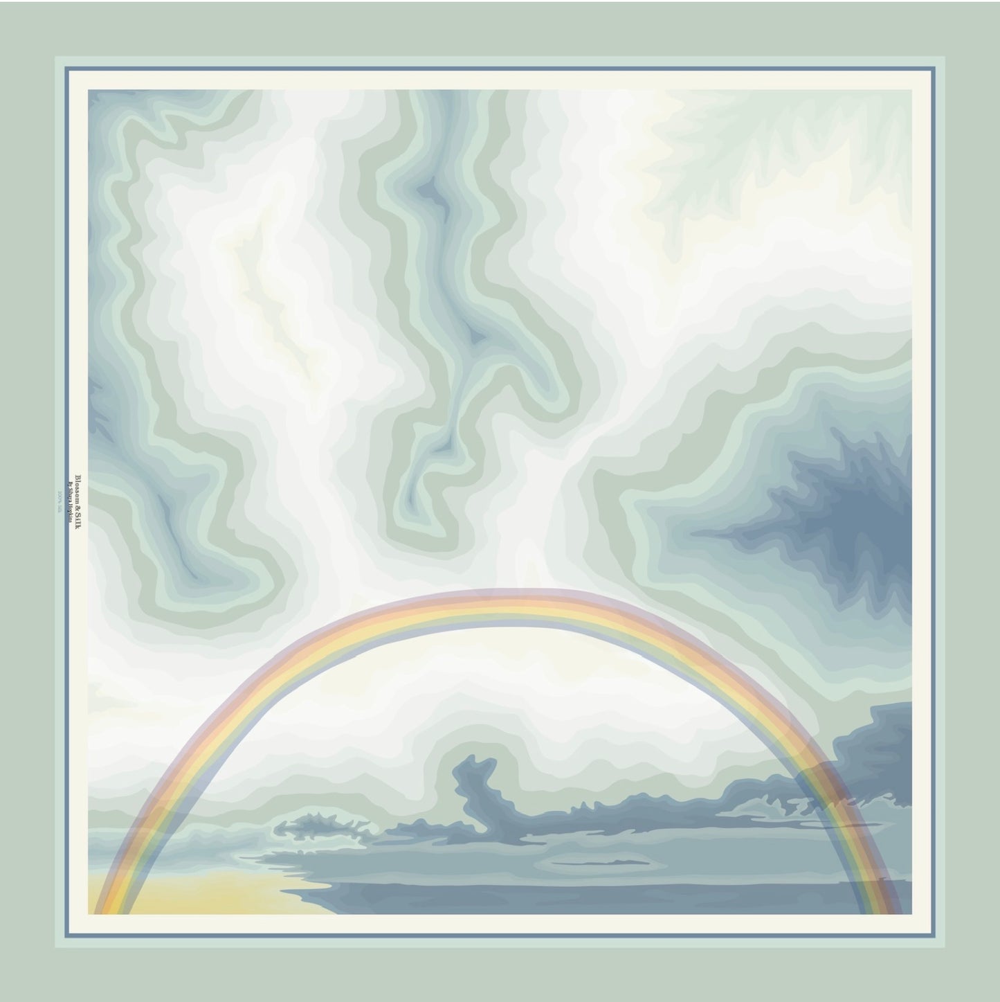 A. Made to order Silk Scarves July Delivery Landscape & Sky