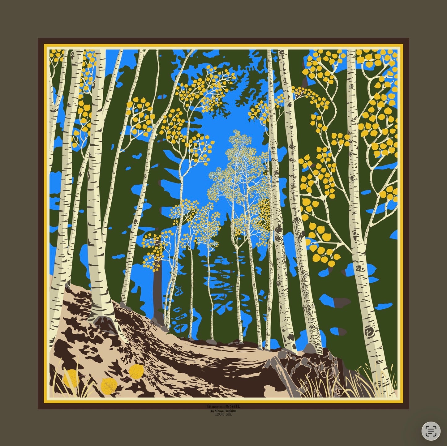A. Made to order Silk Scarves July Delivery Landscape & Sky