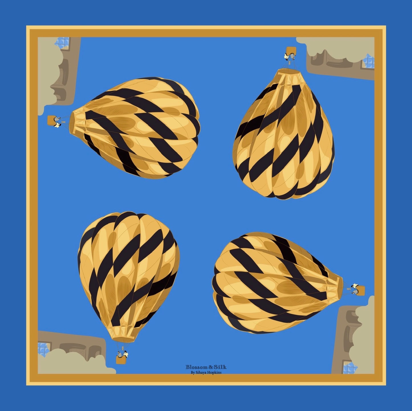 A. Made to order Silk Scarves July Delivery Landscape & Sky