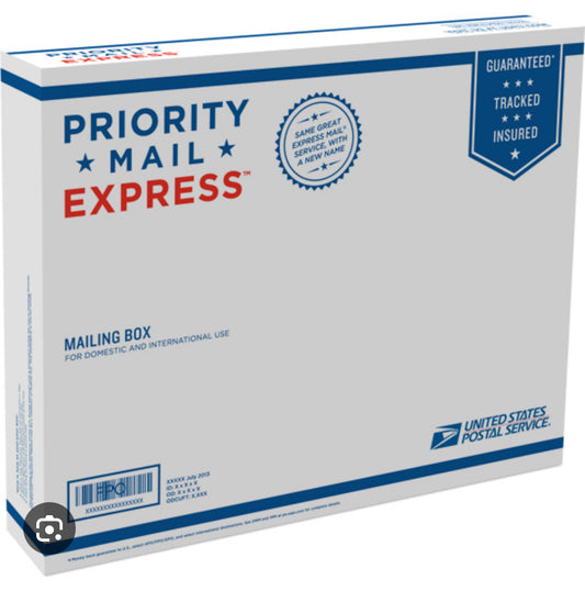 AA. Shipping Upgrade to Priority Mail Express 1 to 3 day
