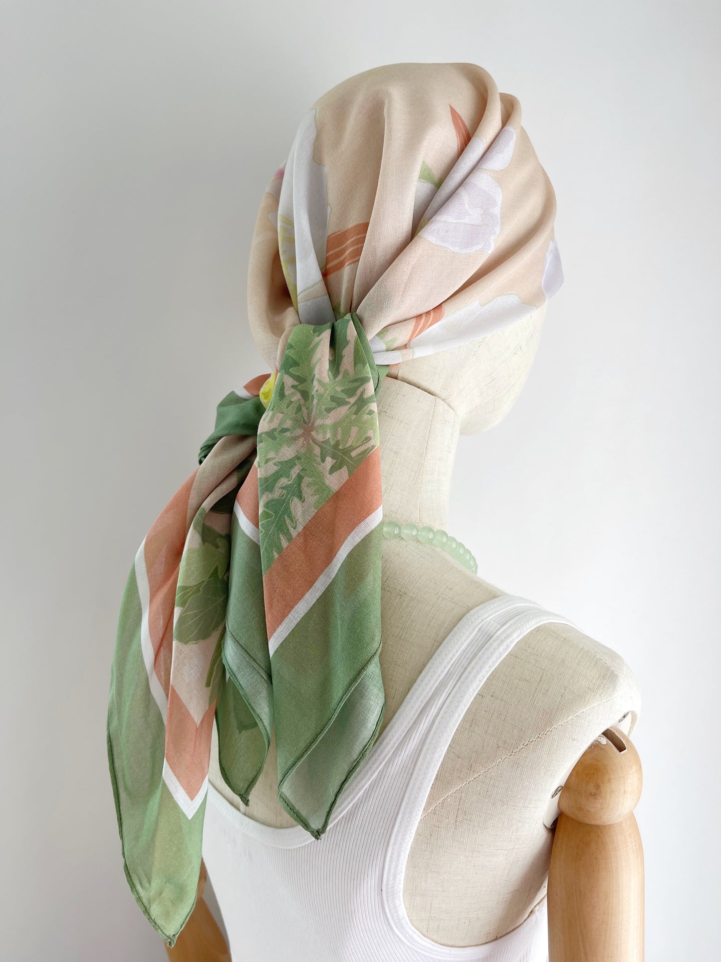 B. Desert Primrose 34” square Mulayam Cotton Scarf