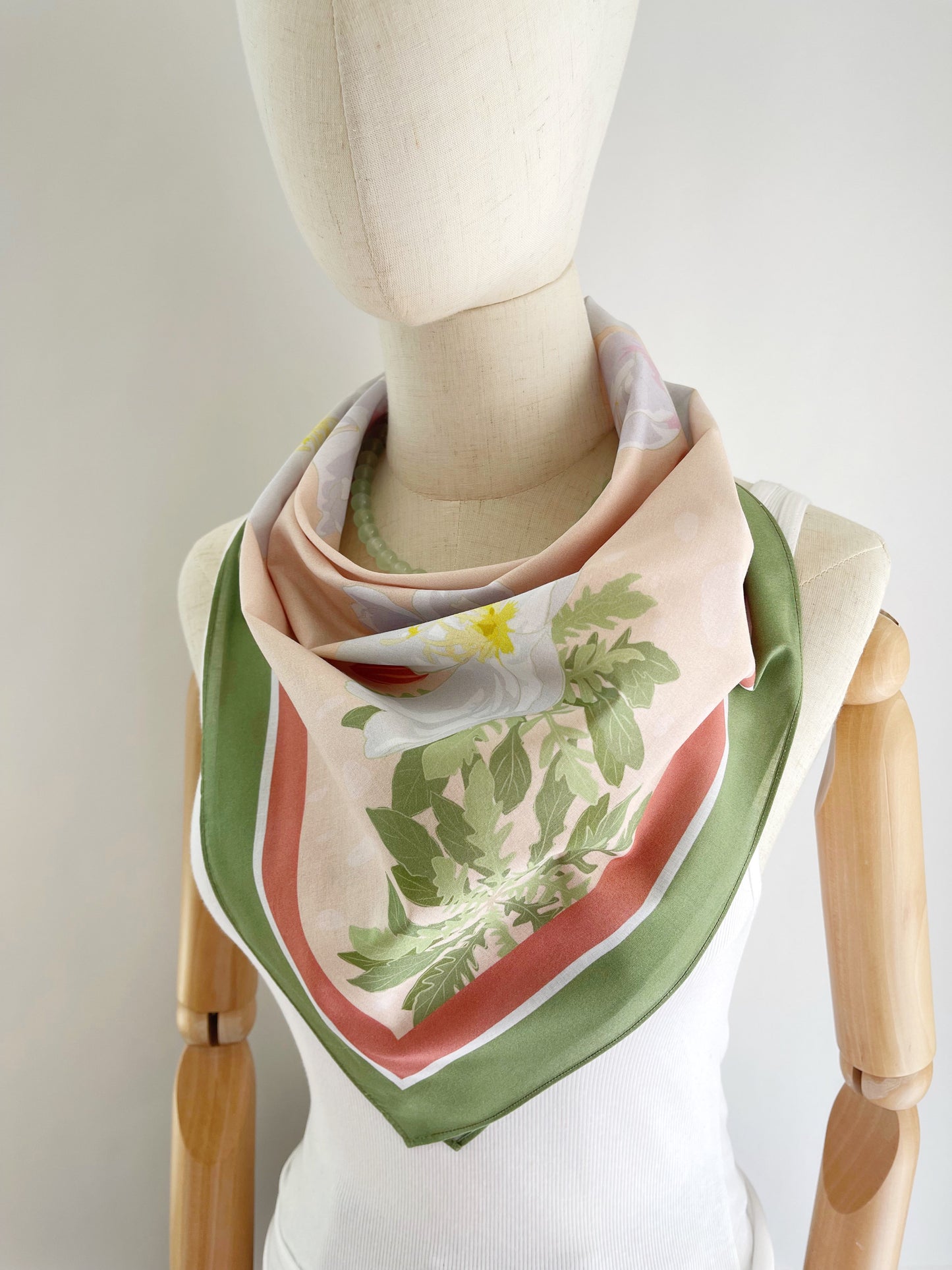 A. Desert Primrose Pima Cotton Lawn 26” square scarf