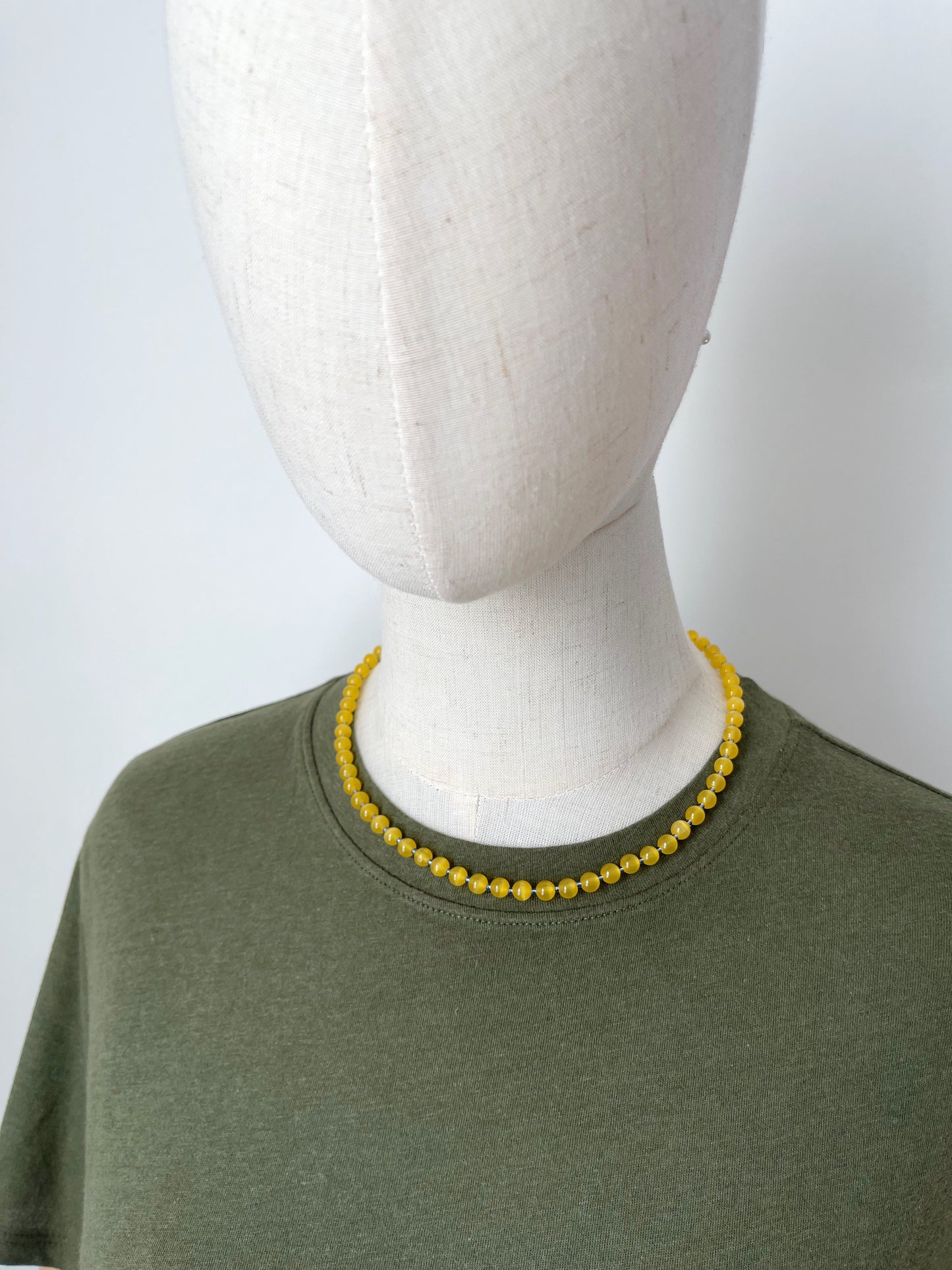 AD. Necklaces that harmonize with my Orange & Green Lattice Scarf & Earrings