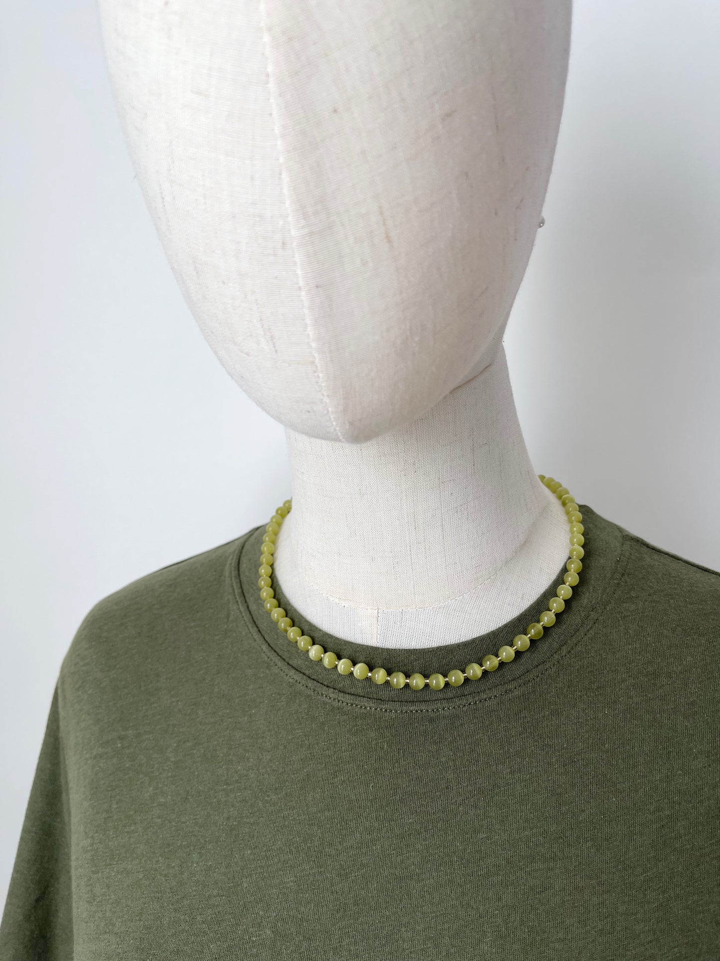 AD. Necklaces that harmonize with my Orange & Green Lattice Scarf & Earrings