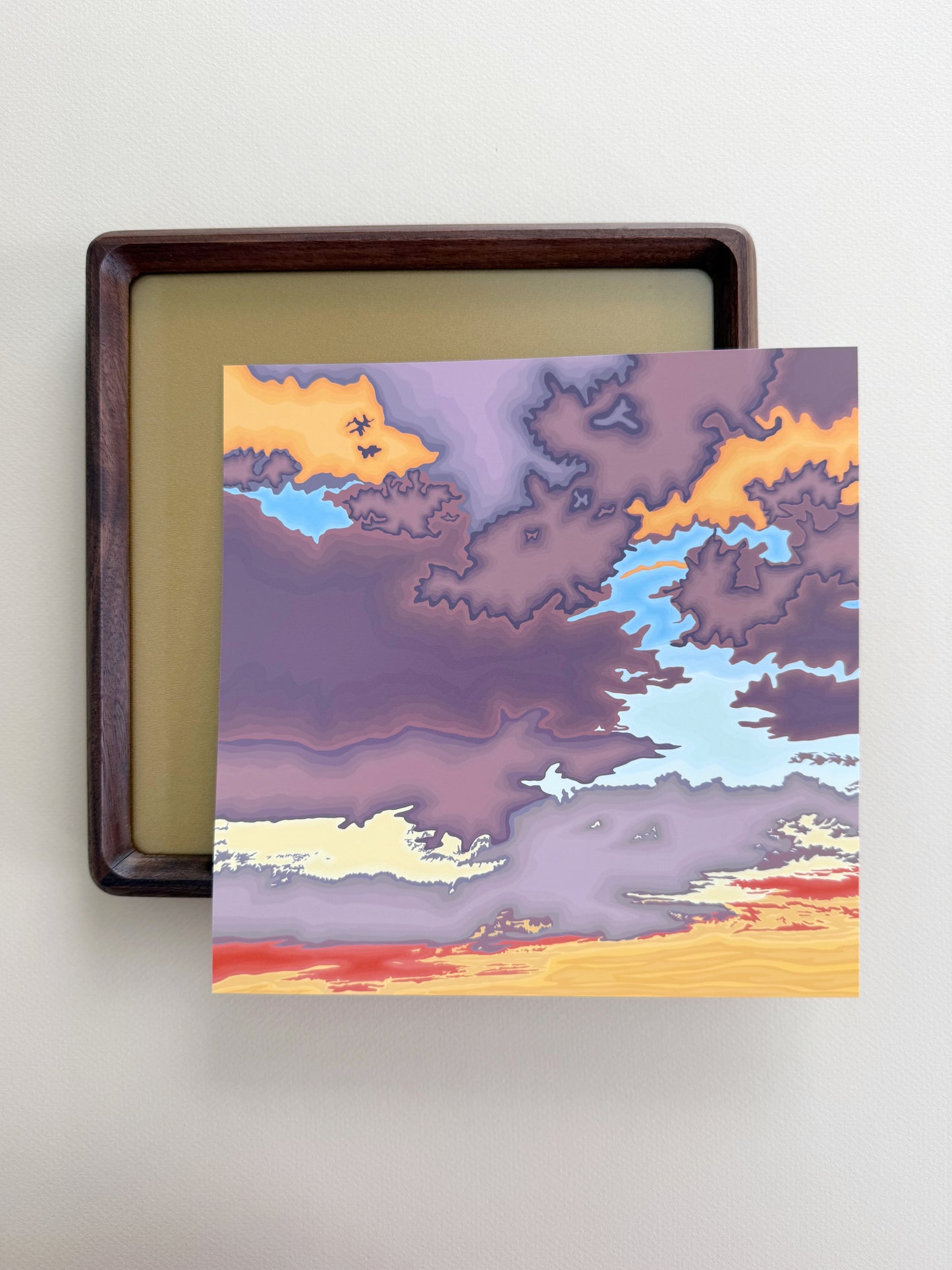 A. Mauve Sunset print