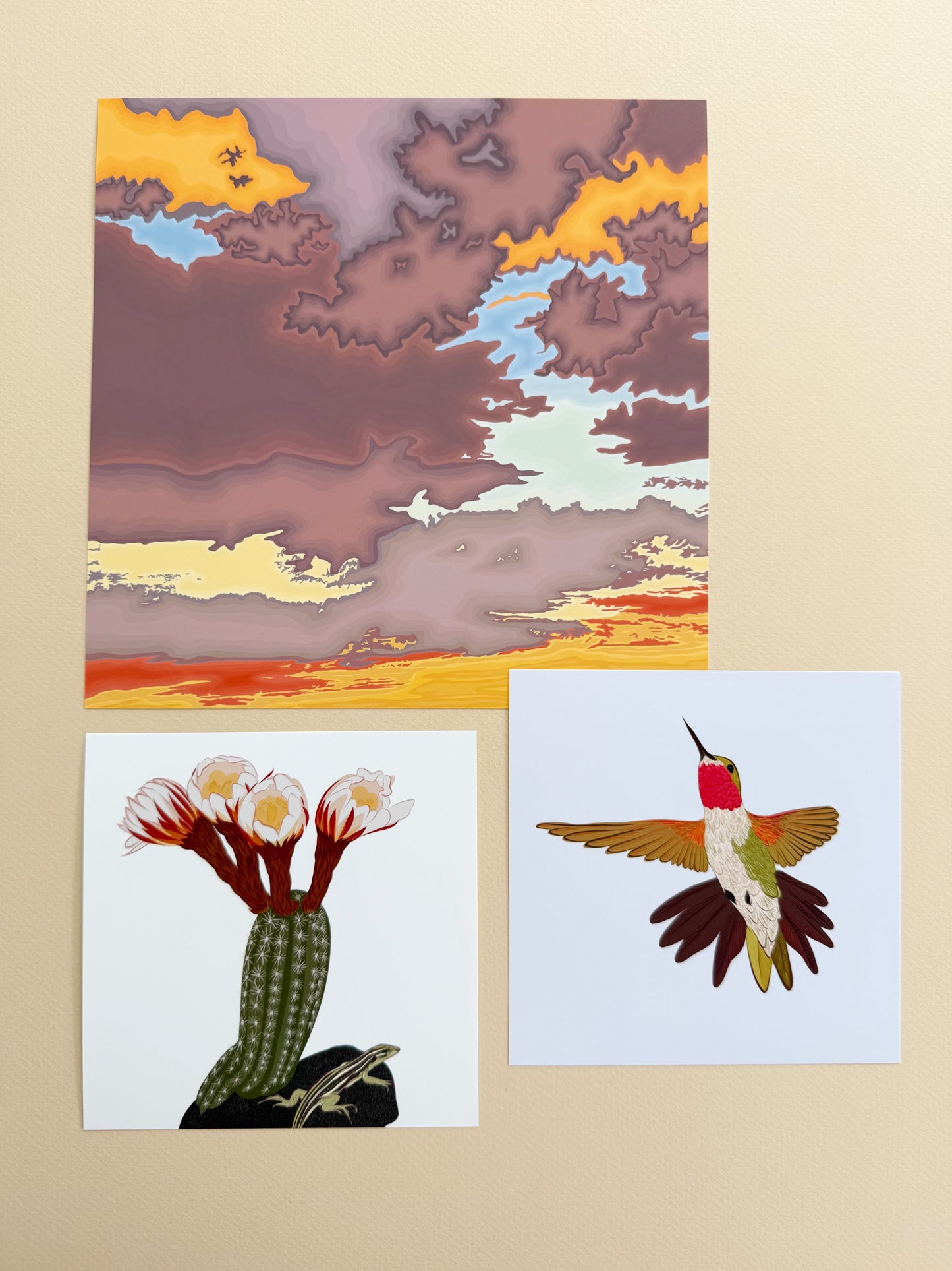 A. Mauve Sunset print