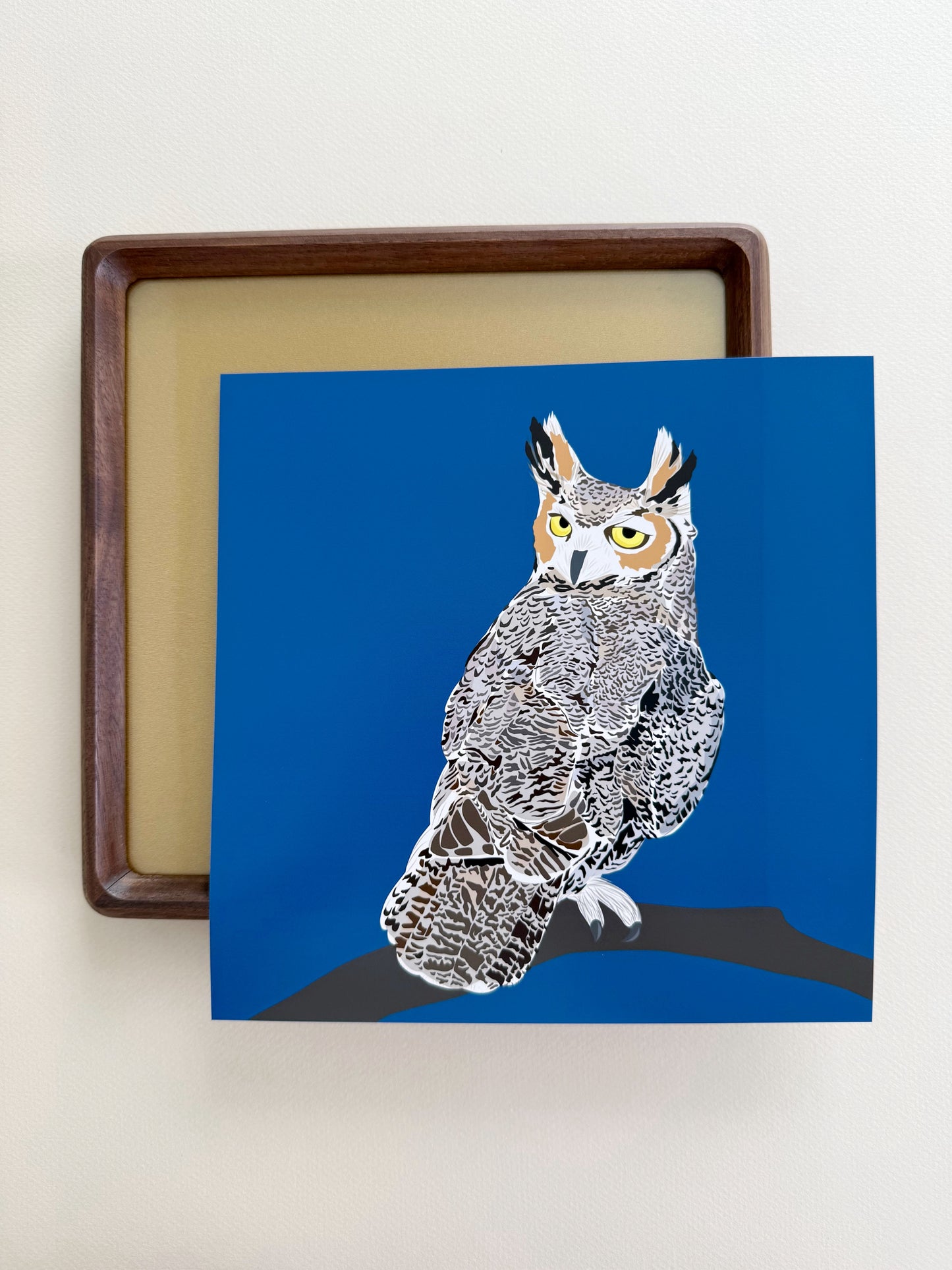 AB. Great Horned Owl print