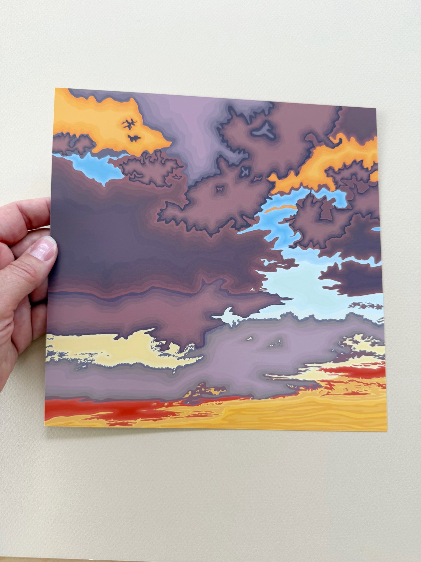 A. Mauve Sunset print