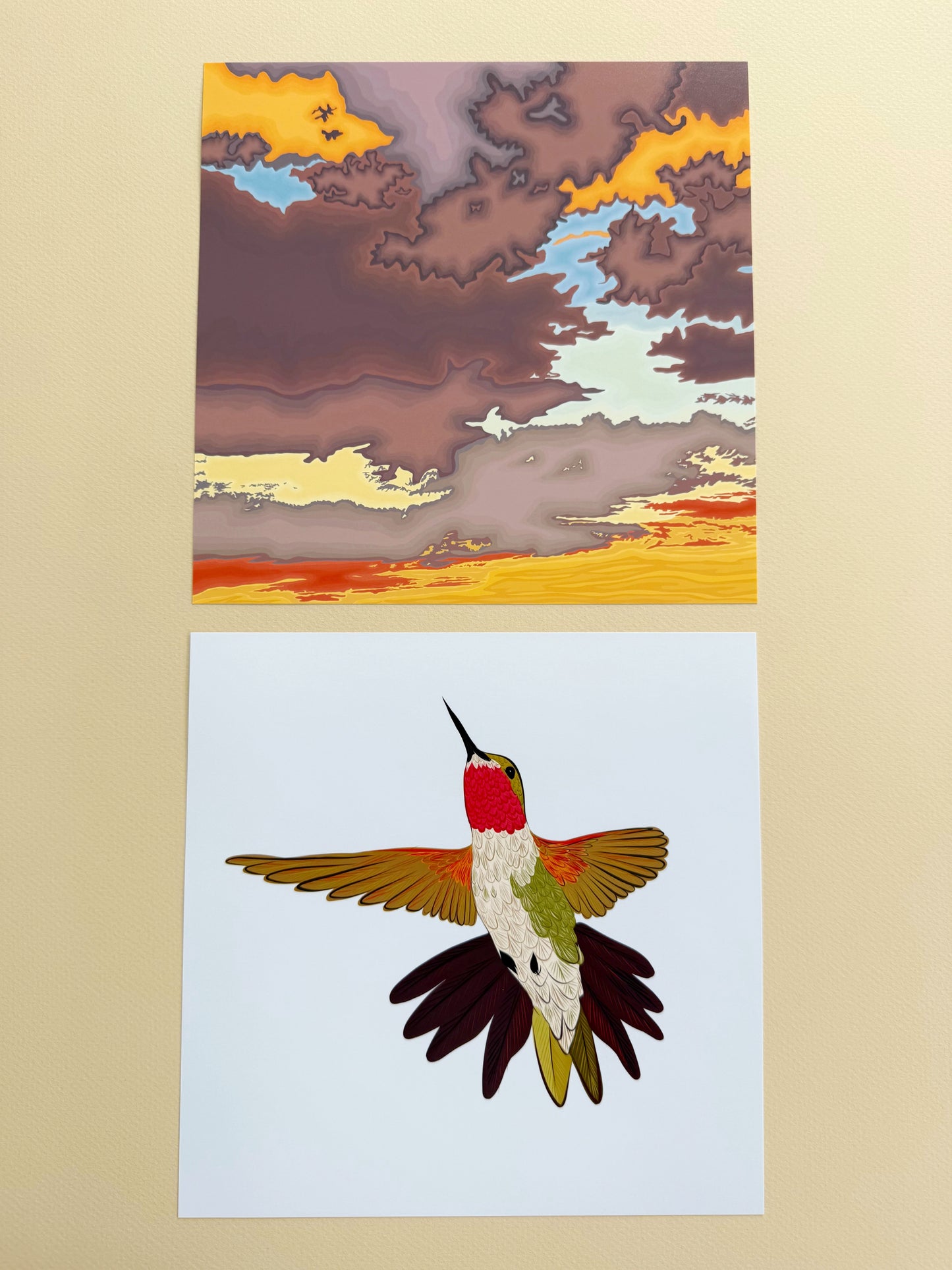 A. Mauve Sunset print