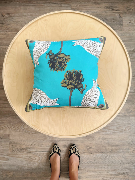 AA. Bobcat 15” Throw Pillow