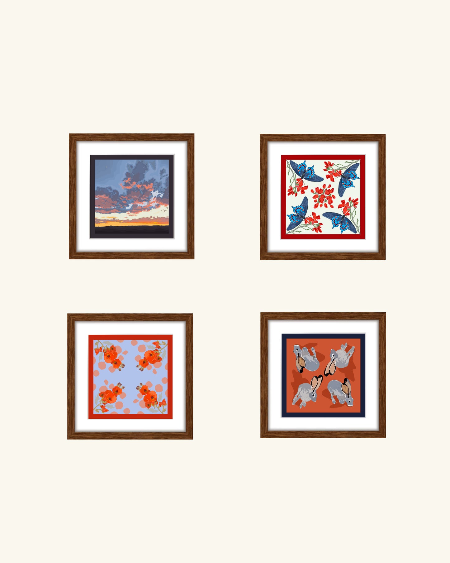 A. Favorite June picks group of four prints