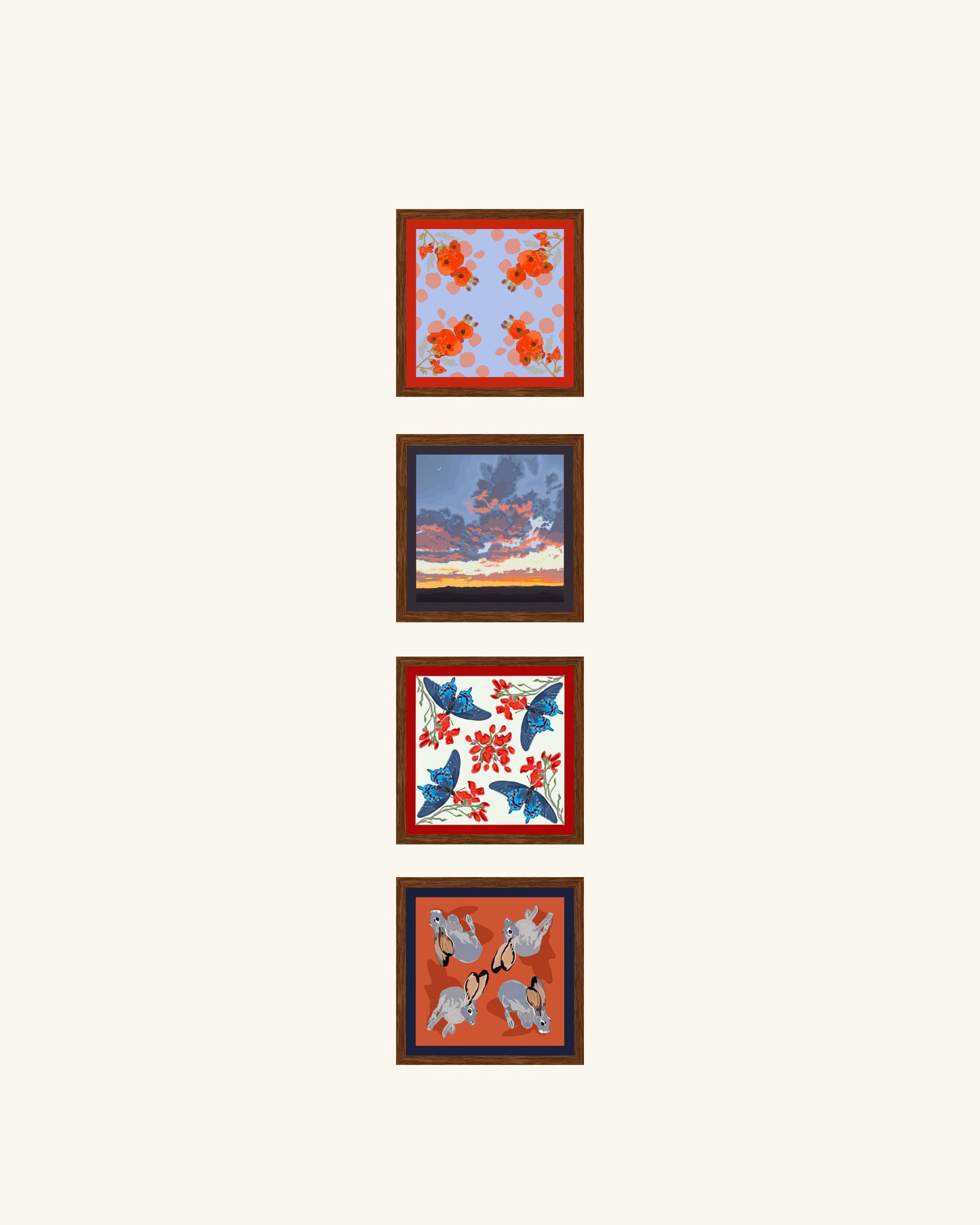 A. Favorite June picks group of four prints